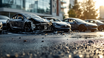 Diciassette Tesla distrutte in un incendio a Roma