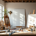 Rappresentazione dell'AI che influenza l'arte e la creatività