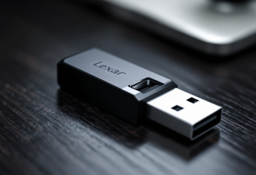 Chiavetta USB Lexar JumpDrive F35 PRO con impronta digitale