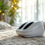 Massaggiatore plantare in uso per il relax a casa