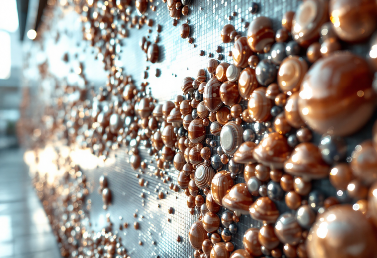 Mattonelle ecologiche realizzate con funghi per il raffreddamento