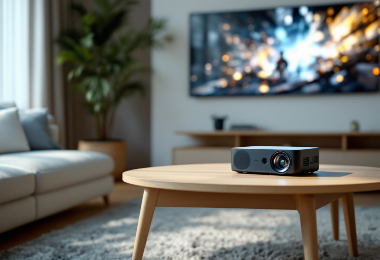 Mini proiettore portatile Gaimoo disponibile su Amazon