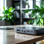 Mini PC NiPoGi E1 su una scrivania moderna