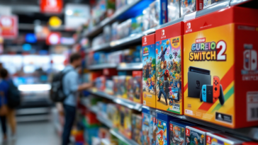 Nintendo Switch 2 in un negozio giapponese