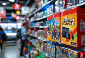 Nintendo Switch 2 in un negozio giapponese