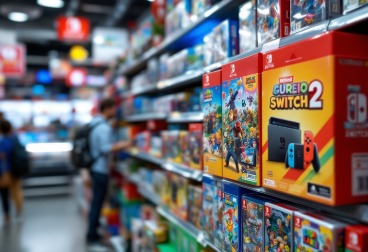Nintendo Switch 2 in un negozio giapponese