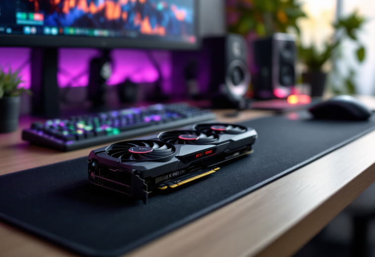 Immagine della scheda grafica Radeon RX 9070 GRE di AMD