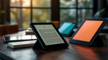 Immagine del nuovo Kindle con design innovativo
