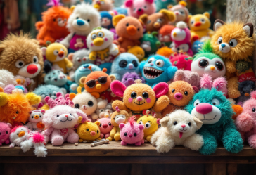 Peluche unici e bizzarri per collezionisti e appassionati