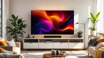 Logo di Tele In con sfondo digitale terrestre