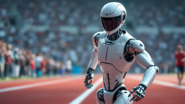 Confronto tra robot e corridori umani alla mezza maratona di Pechino