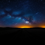 Immagine di sciami meteorici nel cielo del 2025