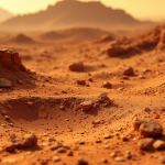 Immagine di Marte con evidenze di un passato abitabile