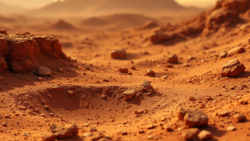 Immagine di Marte con evidenze di un passato abitabile