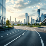 Logo Tesla con grafico in calo degli utili