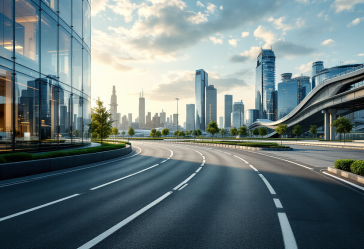 Logo Tesla con grafico in calo degli utili