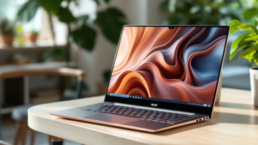 ASUS ZenBook 14 con design elegante e prestazioni elevate