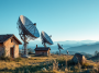Immagine di un satellite Starlink in orbita