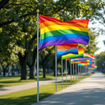 Bandiere rappresentative della comunità LGBT+