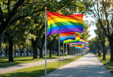 Bandiere rappresentative della comunità LGBT+