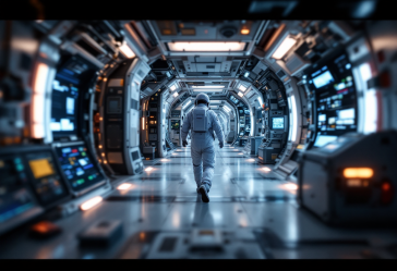 Scoperta di un batterio sulla stazione spaziale Tiangong