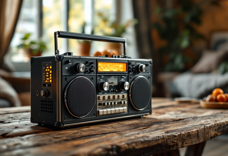 Boombox GB-001 con design vintage e tecnologia moderna