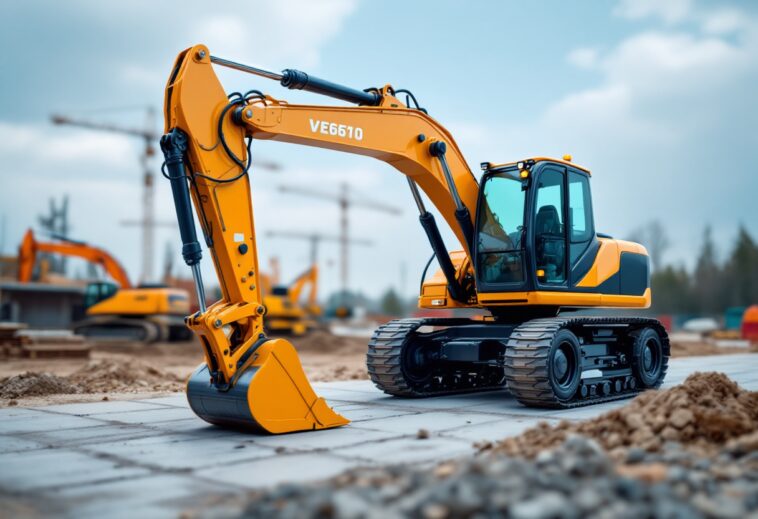 Ruspa elettrica gommata CNH Impact controllabile da remoto