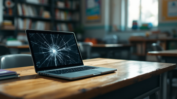 Studenti che utilizzano Chromebook per TikTok a scuola