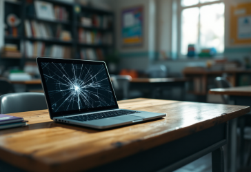 Studenti che utilizzano Chromebook per TikTok a scuola