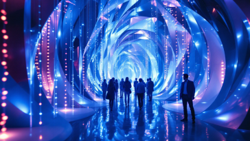 Immagine di un'esperienza di cinema immersivo a Cannes