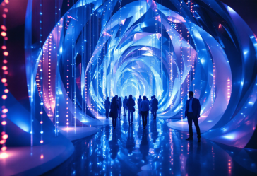 Immagine di un'esperienza di cinema immersivo a Cannes