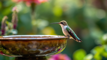 Colibrì di Anna in un contesto urbano
