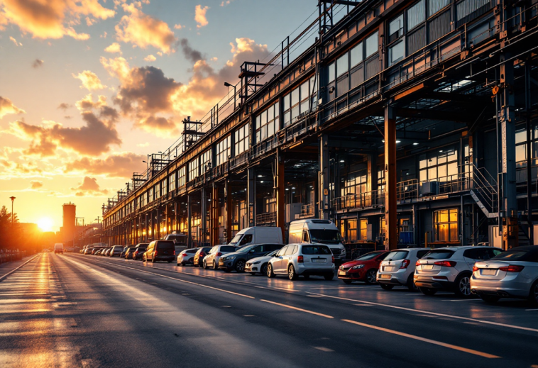 Immagine che rappresenta la crisi dell'industria automobilistica in Europa