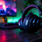 Cuffie da gaming SteelSeries Arctis Nova 5 in uso