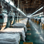 Immagine che illustra i dazi commerciali nell'industria tessile