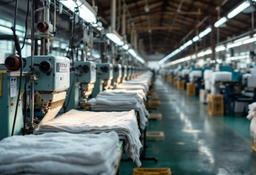 Immagine che illustra i dazi commerciali nell'industria tessile