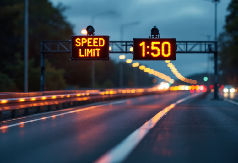 Immagine che rappresenta il concetto di limiti di velocità dinamici