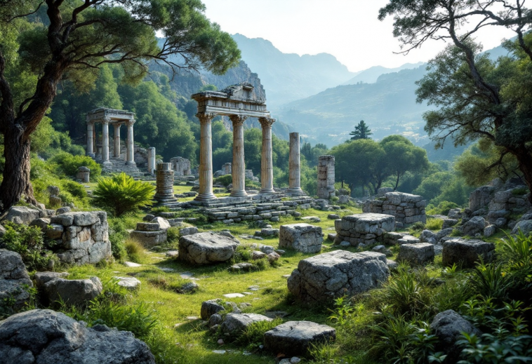 Immagine di eroi e divinità della mitologia greca