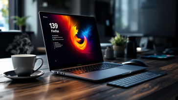 Screenshot di Firefox 139 con nuove funzionalità