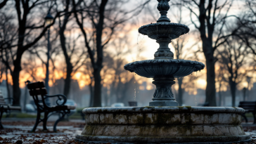 Scena dell'avventura Fountain of Youth tra arte e azione