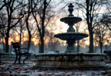 Scena dell'avventura Fountain of Youth tra arte e azione