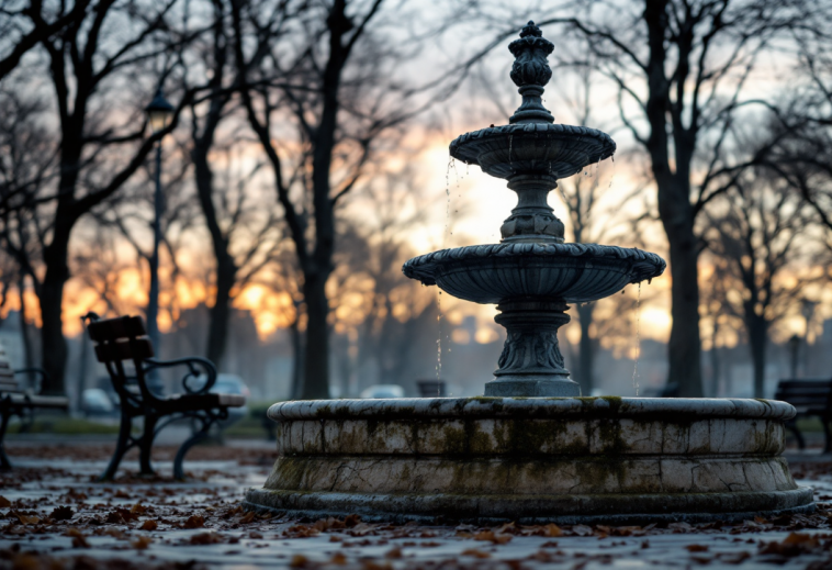 Scena dell'avventura Fountain of Youth tra arte e azione