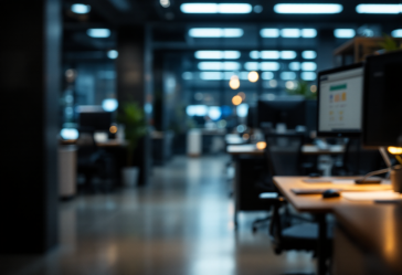 Illustrazione sull'automazione nei licenziamenti pubblici negli USA