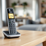 Gigaset A116 cordless phone in un ambiente domestico