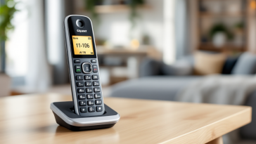 Gigaset A116 cordless phone in un ambiente domestico