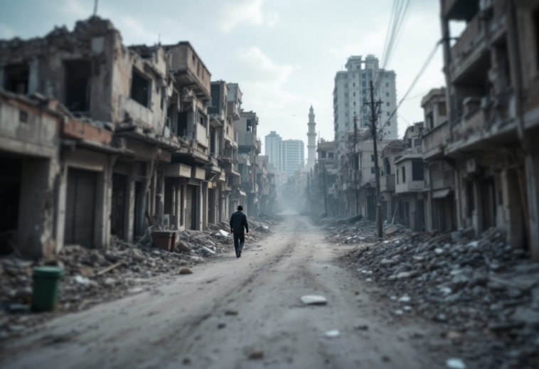 Immagine che rappresenta la guerra a Gaza sui social media