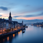 Immagine dell'Eurovision Song Contest 2025 con bandiere