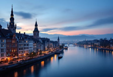 Immagine dell'Eurovision Song Contest 2025 con bandiere