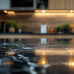 Lampade LED sottopensile installate in una cucina moderna