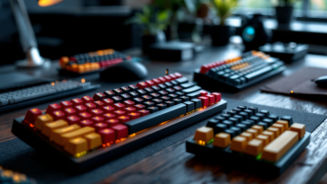 Tastiere meccaniche di diverse marche e modelli